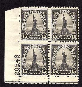 696 Mint,OG,NH... Plate Block of 4... SCV $55.00