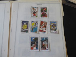 Mongolia 1968-1972 Stamp Collection on Album Pages