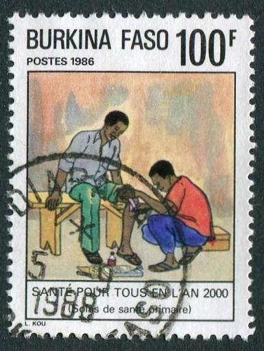 BURKINA FAS0 1986 -  100f USED