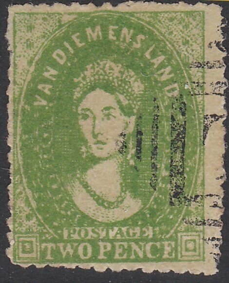 TASMANIA AUSTRALIA  An old forgery of a classic stamp.......................D346