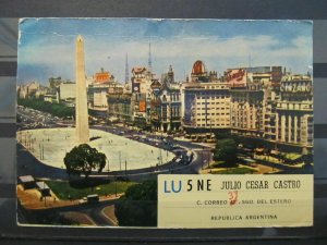 4194 QSL Card Argentina Avda Corrientes July 9, 1970-