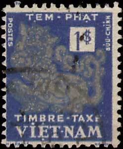 Vietnam Scott J6 Used.