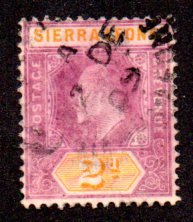 SIERRA LEONE 80 USED SCV $4.50 BIN $1.50 ROYALTY