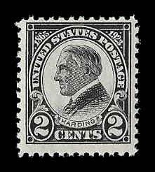 PCBstamps  US # 610 2c Harding Memorial, MNH, (17)