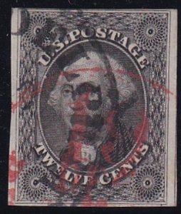 US 17 Early Classics Used F-VF 4 Margins, Closer At Top. Philedelphia + Red T...