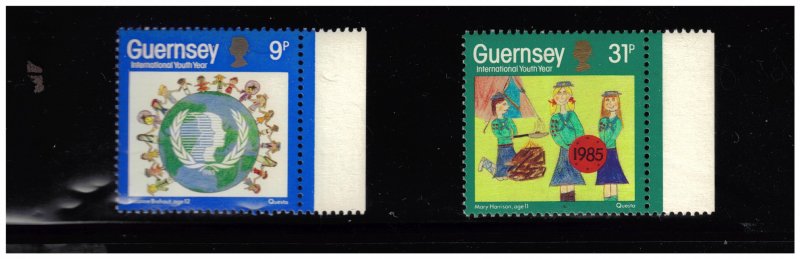 Guernsey Scott 316-317 MNH