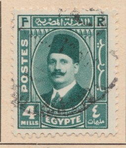 1927 EEGYPT King Fuad 4m Type II Used Stamp A29P25F33108-