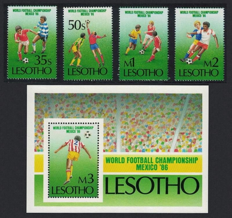 Lesotho World Cup Football Championship 4v+MS SG#686-MS690