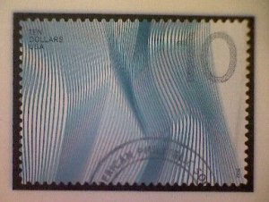 United States, Scott #4720, used(o), 2012, Waves, $10, light and dark blue