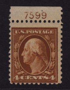 1917 Sc 503  plate number single MNH Hebert CV $55