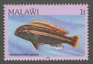 Malawi, Scott#427,  mint, never, hinged,  1t,  fish, multi