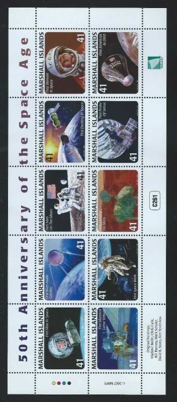 Marshall Islands Sc 897 Space Age, 50th Anniversary