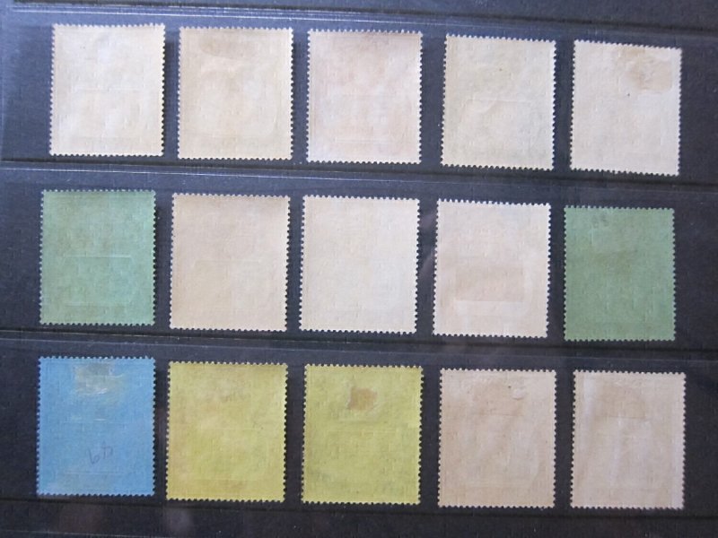 St. Helena 1922 Sc 79-93 KGV set MH