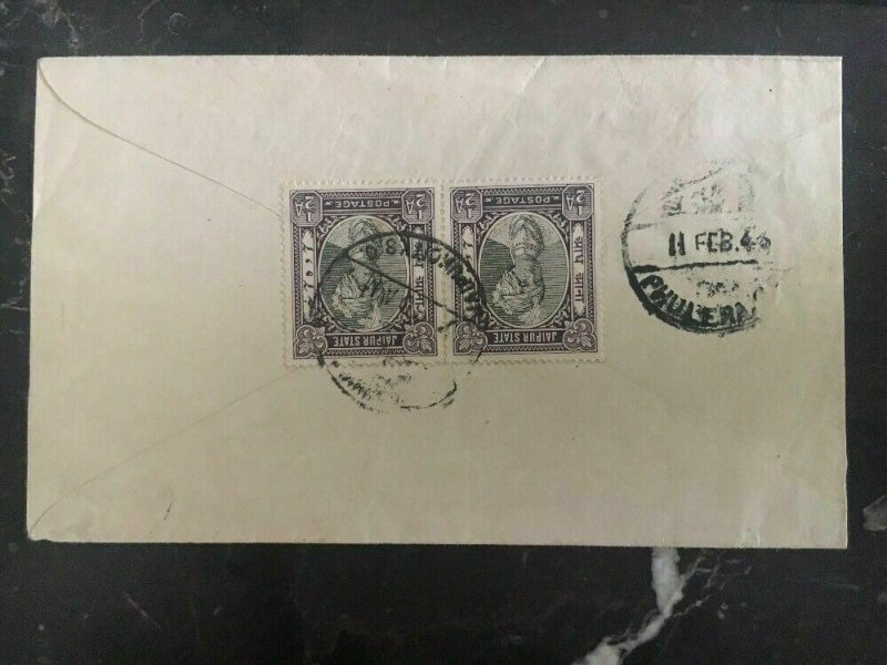 1948 Jaipur India Commercial Cover Factory Agents And Banker Wholesalers