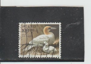 Iceland  Scott#  722  Used  (1991 Northern Gannet)