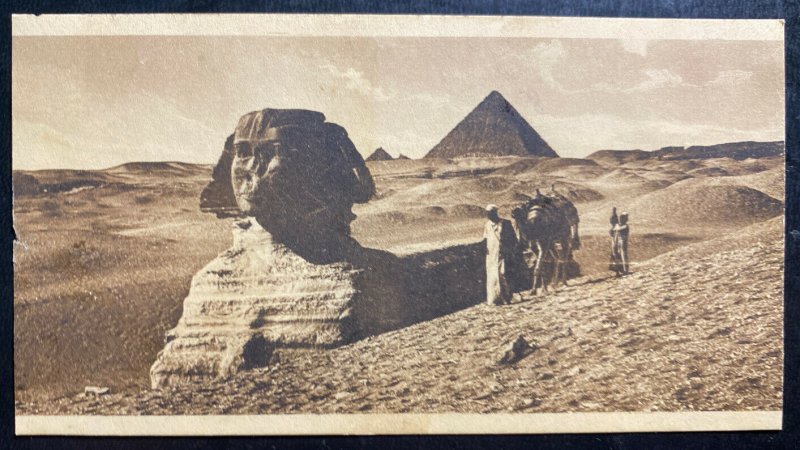 1915 Egypt Field Post Office RPPC Postcard Censored cover To Adelaide Austral 