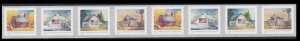 US 5684-5687 5687a Flags on Barns presorted standard 10c coil strip (8) MNH 2022 