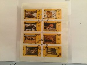 State of Oman Species  of Africa 1973  stamps Sheet R23508