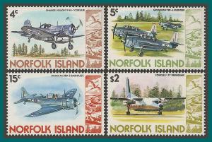 Norfolk Island 1980 Airplanes 2, MNH  259-269,SG239-SG250