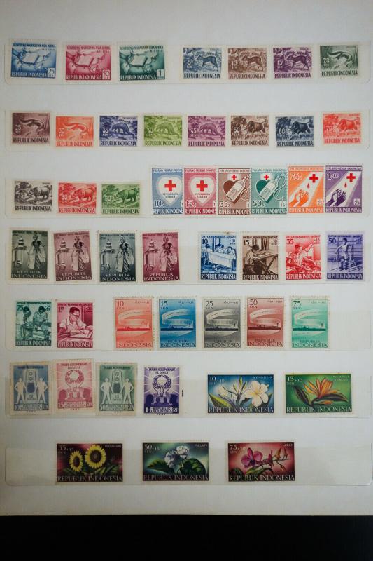 Indonesia Early Mint Stamp Collection