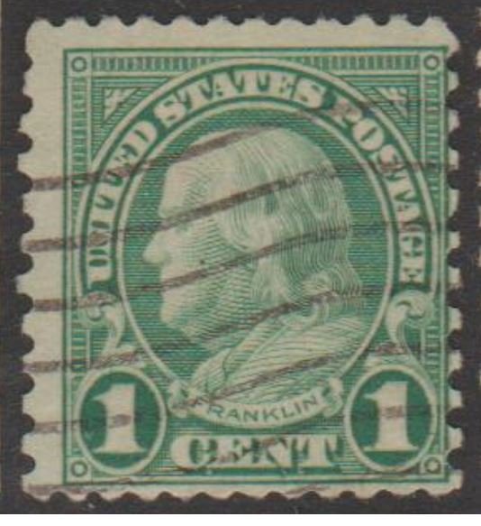 U.S. Scott #578 Franklin Stamp - Used Single - IND