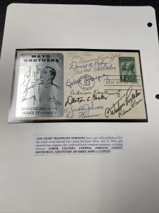 Autograph #1251 Mayo Brothers Surgeons First Day Cover Signed By Doctors 1964