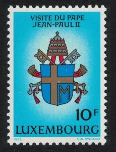 Luxembourg Visit of Pope John Paul II 1985 MNH SG#1157 MI#1124