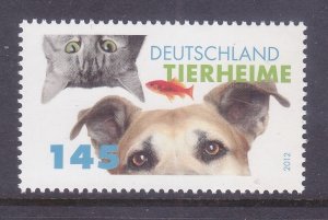 Germany 2684 MNH 2012 Animals from Shelters (Dogs & Cats) Issue