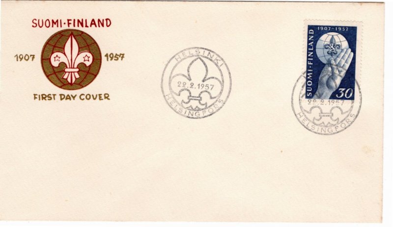 Finland 1957 Sc 346 FDC 4