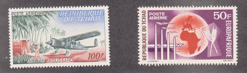 Chad - 1963-64 - SC C12,C14 - NH