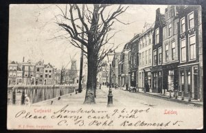 1906 Amsterdam Netherlands RPPC Postcard Cover To Palmerston New Zealand