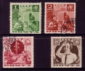 Russia 583a-588a mint/used VF full set of 4