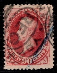 1871 US Scott #- 155 (No Grill) 90 Cent Oliver Perry General Issue Used