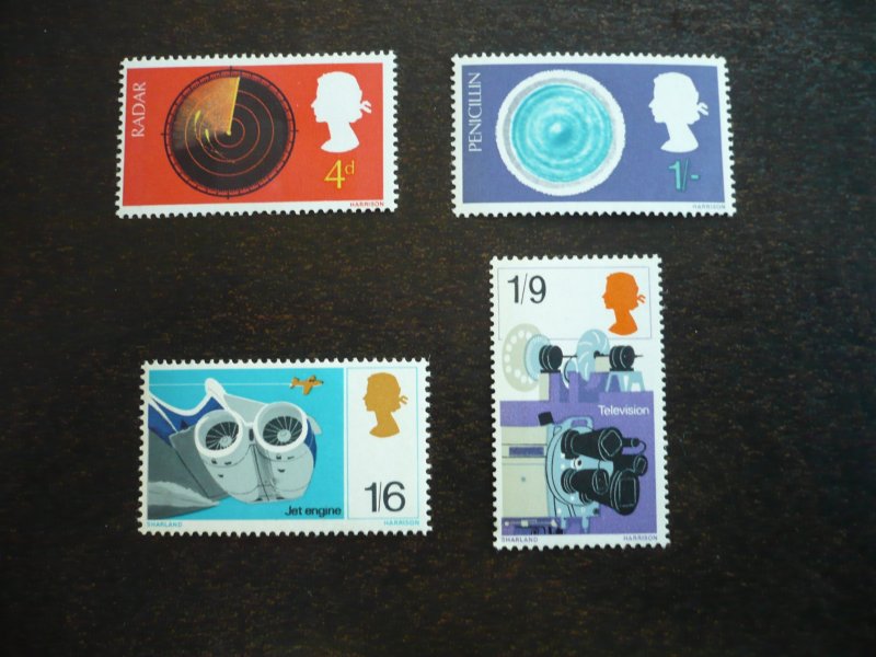 Stamps - Great Britain - Scott# 518-521 - Mint Never Hinged Set of 4 Stamps