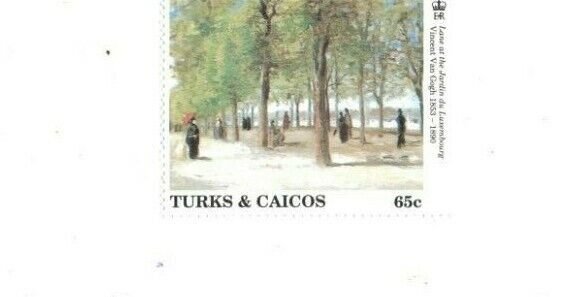 Turks and Caicos - 1991 - Van Gogh - Single Stamp - MNH (Scott#938)
