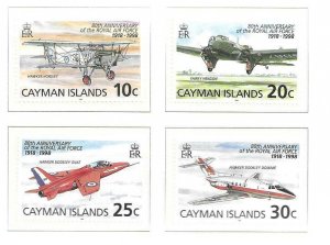 1998   AVIATION  -  CAYMAN ISLANDS  - SG.  859 / 862  - R.A.F.  - UMM