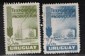 Uruguay Scott 622-623 Used stamp set