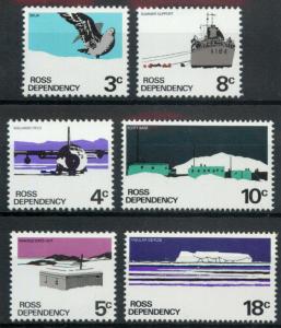 Ross Dependency Sc#L9-L14 1972 Definitive set Mint