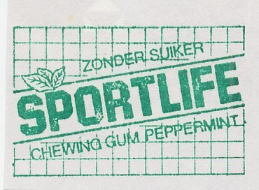 Meter cut Netherlands 1984 Sportlife - Chewing gum