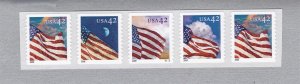 PNC5 42c Flag SA V2222 Middle BN Set 5 US 4247a MNH F-VF