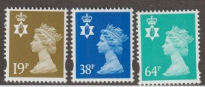 Great Britain No Ireland Scott# NIMH68,82,92 SG#NI78,83,86 1999 QEII MNH