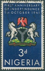 Nigeria 1961 SG106 3d Independence 1st year FU