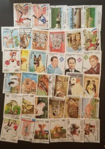 CAMBODIA Used CTO Stamp Lot T3959