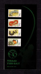 CISKEI - RSA Sc# 65 - 68 MNH FVF 4xBlk4 Crnr Mgn Fish Bait