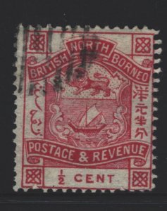 North Borneo Sc#35a Used