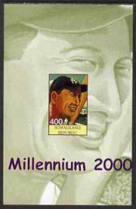 SOMALILAND - 2001 - Baseball, Lou Gehrig - Imperf Min Sheet -M N H-Private Issue