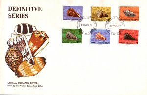 Samoa 487-492 Seashells U/A FDC