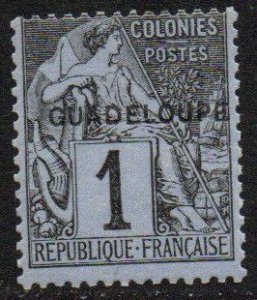 Guadeloupe Sc #14 Mint Hinged