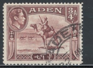 Aden 1939 King George VI & Camel Corpsman 3/4a Scott # 17 Used