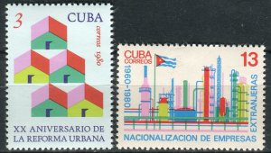 Cuba Sc# 2338-2339  MONCADA PROGRAM  Cpl set of 2  1980 MNH mint